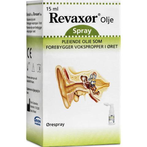 Revaxør Olje ørespray forebyggende 15ml, 837439