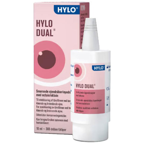 Hylo Dual smørende øyedråper 10 ml, 831202