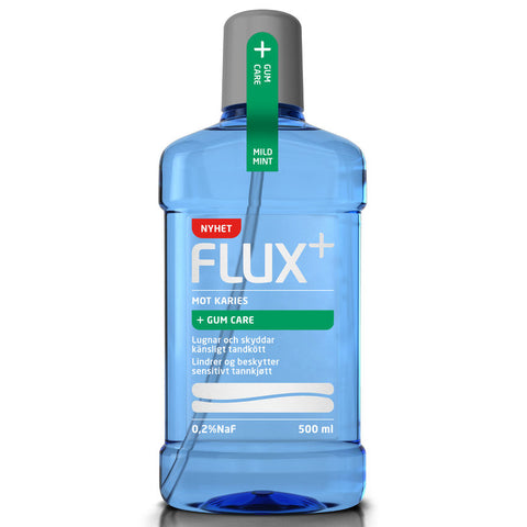 Flux+ Gum Care fluorskyll 0,2% NaF 500 ml, 804573