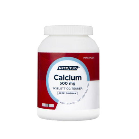 Nycoplus Calsium 500 mg 100 tyggetabletter, 837872