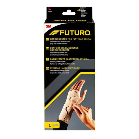 Futuro Comfort håndleddstøtte, Forskjellige størrelser