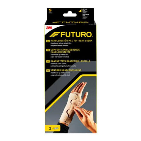 Futuro Comfort håndleddstøtte, Forskjellige størrelser