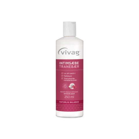 Vivag Intimsåpe Tranebær 250 ml, 885351