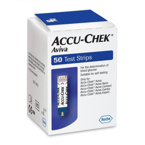 Accu-Chek Aviva blodsukkerstrimler - 50 strimler, 886877