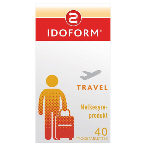 IDOFORM Travel melkesyrebakterier tyggtabletter 40 stk, 903481