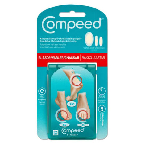 Compeed blandede gnagsårplaster 5 stk, 924097