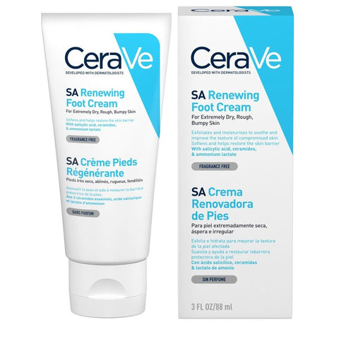 CeraVe Renewing Foot Cream - fotkrem med salisylsyre 88 ml, 954580