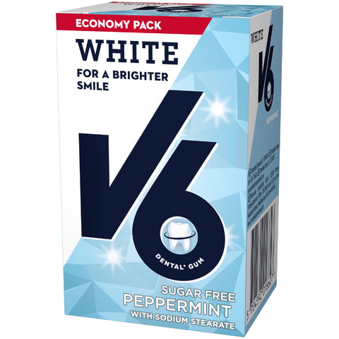 V6 White Peppermint tyggegummi 50 stk, 960642