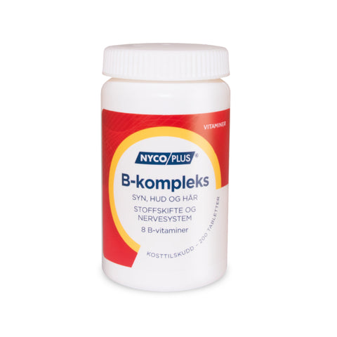 Nycoplus vitamin B -kompleks 200 tabletter, 906486