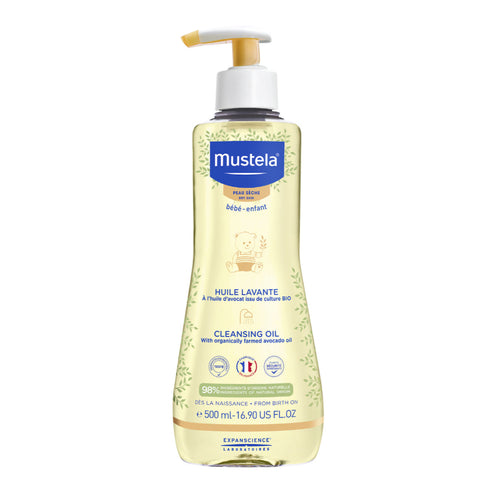 Mustela Cleansing oil dry skin 500 ml, 919168