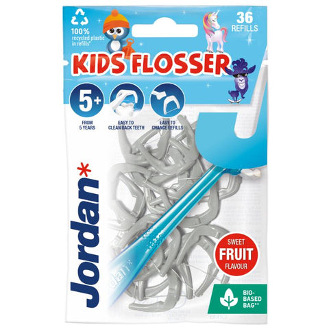 Jordan Kids Flosser fra 5 år 36 stk,944654