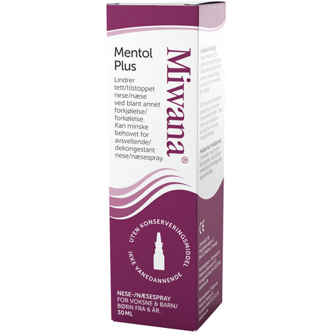Miwana plus 3,5% nesespray mentol 30 ml,902674