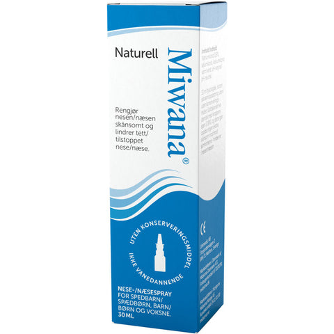 Miwana Nesespray 0,9% Naturell 30 ml,936742