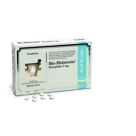 Bio-Melatonin Kompleks tabletter 1 mg 30 stk, 824556
