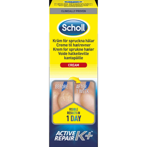 Scholl Active Repair K+ krem for sprukne hæler 60 ml