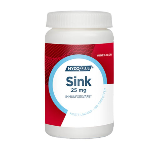 Nycoplus Sink 25 mg 100 stk, 887843