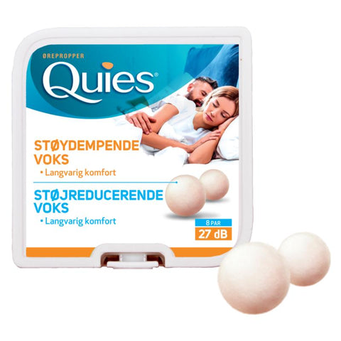Quies Ørepropper voks 8 par, 915179