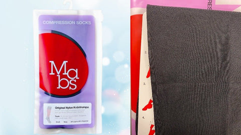 Mabs Nylon Kne Sort XL, 912064