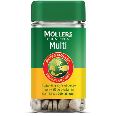 Möller's Pharma Multi 200 tabletter, 833785