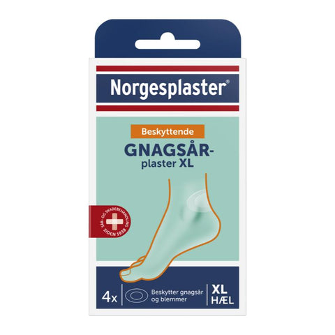 Norgesplaster beskyttende/forebyggende  gnagsårplaster til hæl 5 stk