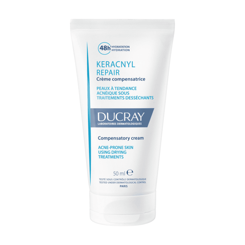 Ducray Keracnyl Repair Cream til hud i uttørkende medisinsk aknebehandling 50 ml,981859