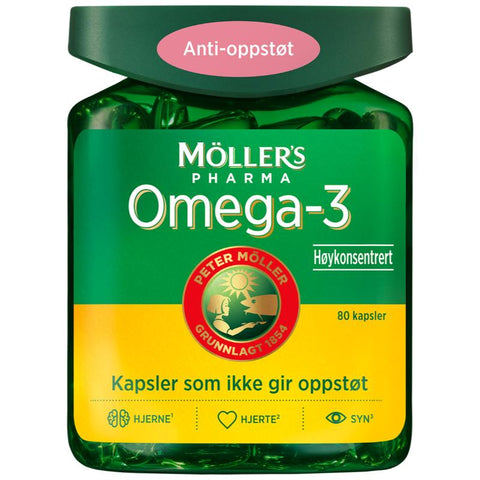 Möller's Pharma Anti-oppstøt 80 kapsler, 988958