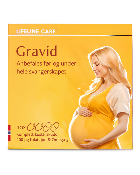 Lifeline Care kosttilskudd for gravide, 4x30 tabletter, 816927