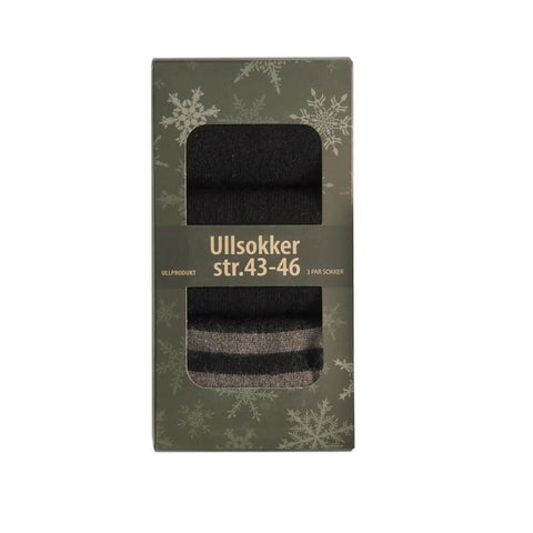 NCBF ullsokker sort str43-46,827365