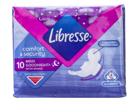 Libresse Maxi nattbind 10 stk, 915275