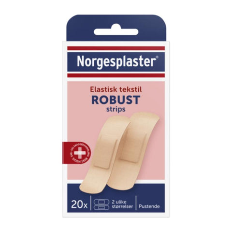 Norgesplaster Robust strips 20 stk 2 størrelser. 841726