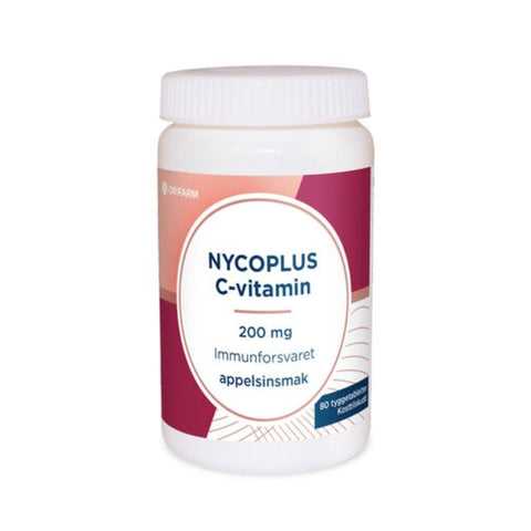 Nycoplus C-vitamin 200 mg 80 tyggetabletter, 846196