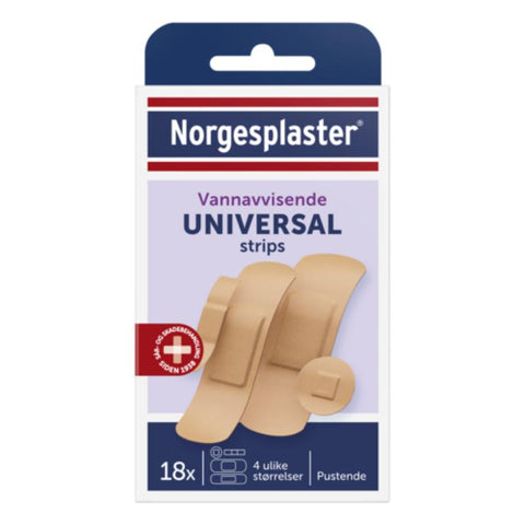 Norgesplaster Universal Strips 18 stk, 901958