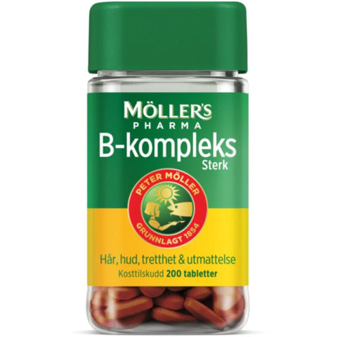 Möller's Pharma B-kompleks 200 tabletter, 923696