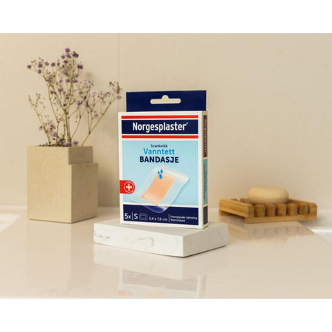 Norgesplaster Scankvikk vanntett bandasje 5,4x7,6cm 5 stk,933637