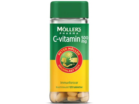 Möller's Pharma C-vitamin 500mg 120 tabletter, 992089