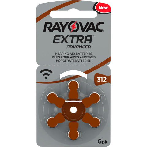 Rayovac Extra Advanced batteri for høreapparat 312,982015