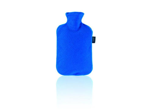 Fashy varmeflaske i fleece - blå, 869777