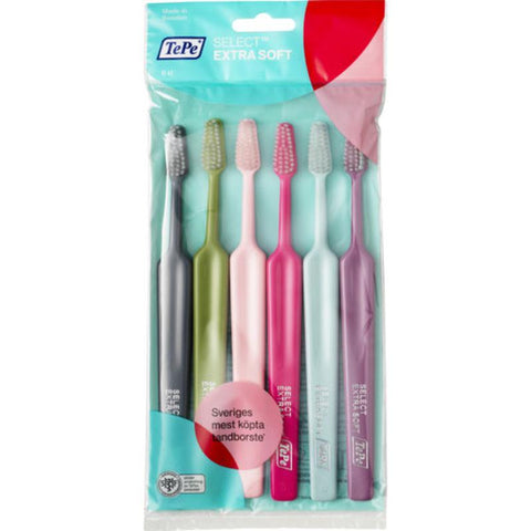 TePe Select ekstra soft tannbørste 6 stk,824055