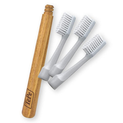 TePe Choice tannbørste skaft og 3 børster 1 pk,875349