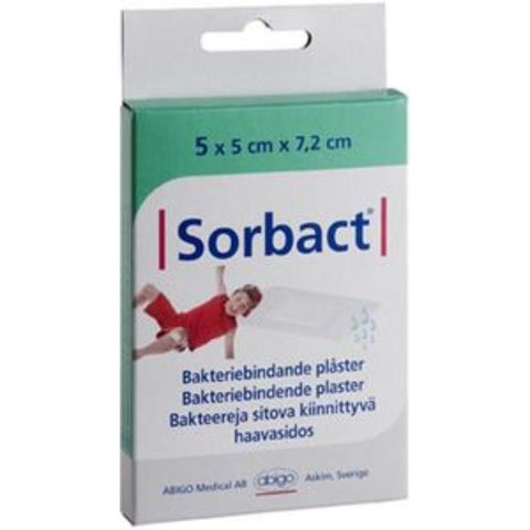 Sorbact Secure plaster 5x7,2cm 5 stk, 903736