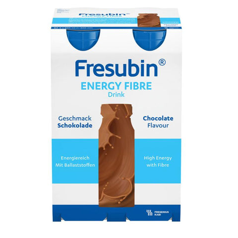 Fresubin Energy Fibre Drink Sjokolade 4x200 ml, 937050