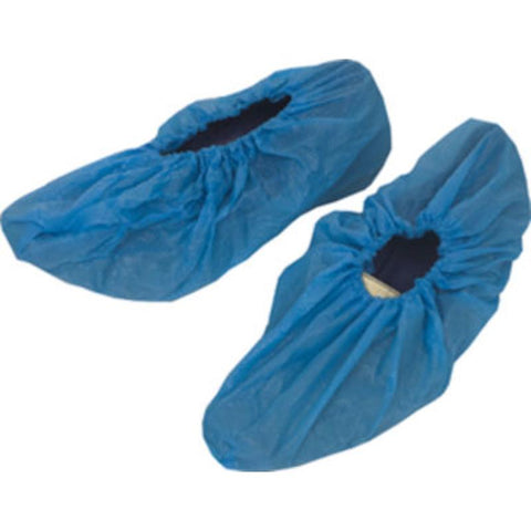 Klinion skoovertrekk plast med strikk 36cm blå 100 stk, 962305