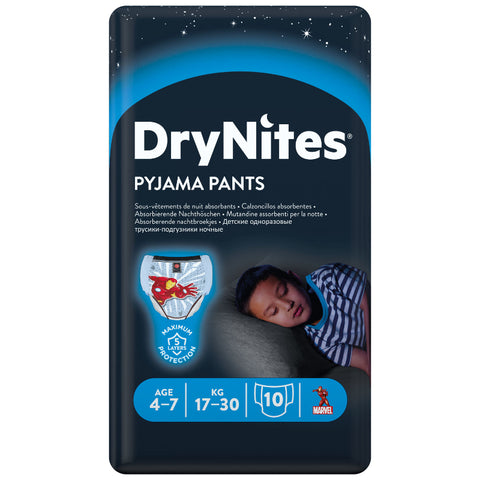 DryNites Bleie gutt 4-7 år 10 stk, 816536