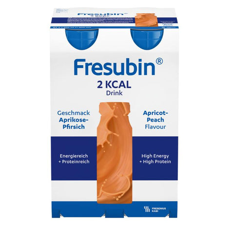 Fresubin 2 KCAL Drink Aprikos-Fersken 4x200 ml, 995398