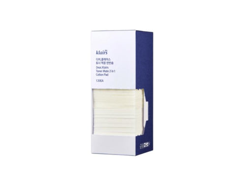 Klairs Toner Mate 2in1 Cotton Pad 120 stk,808039