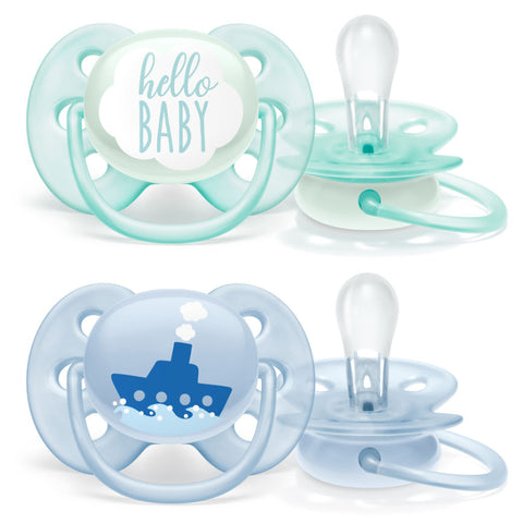 Philips Avent Ultra Soft 0-6m Green/Blue, 935425