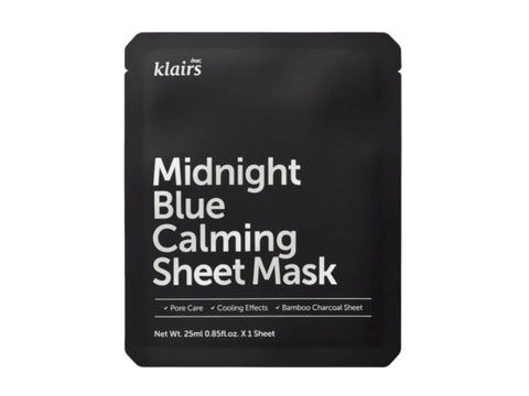 Klairs Midnight Blue Calming Sheet Mask 1 stk,809594