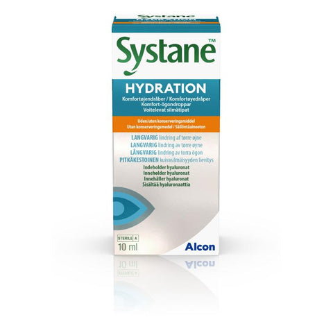 Systane Hydration komfortøyedråper uten konserveringsmiddel 10 ml, 956212