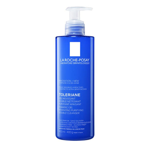 La Roche-Posay Toleriane 2-i-1 skummende ansiktsgele 400 ml, 818583