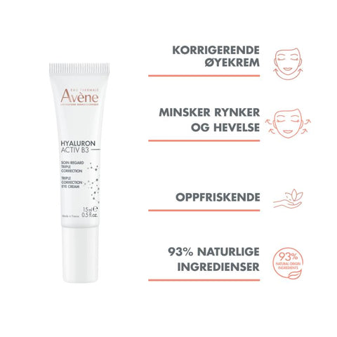 Avène Hyaluron Activ B3 korrigerende øyekrem 15 ml,819449